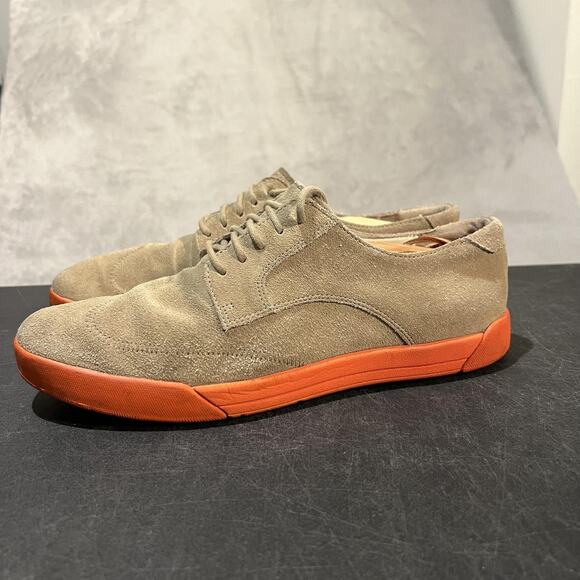 Cole Haan Air Jasper Shoes Mens 10 Tan Suede Oxford Orange Sole Casual Low Top main image 5